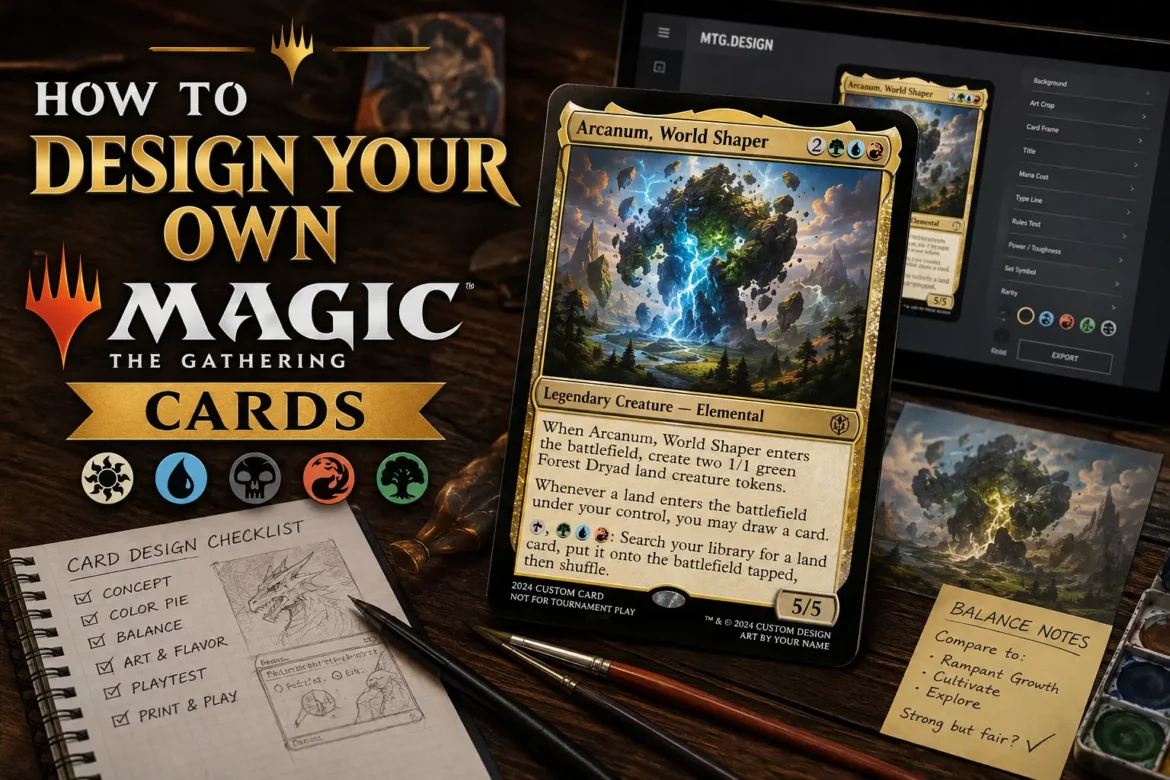 How To Design Your Own MTG Cards