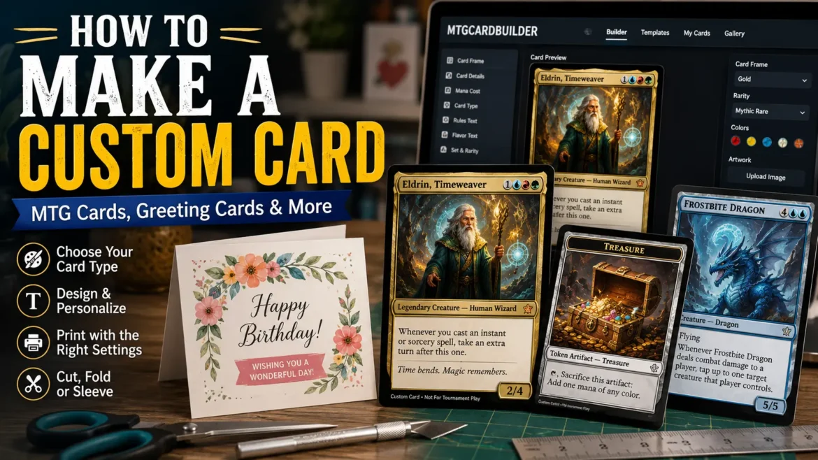 How To Make A Custom Card: MTG Cards, Greeting Cards And More